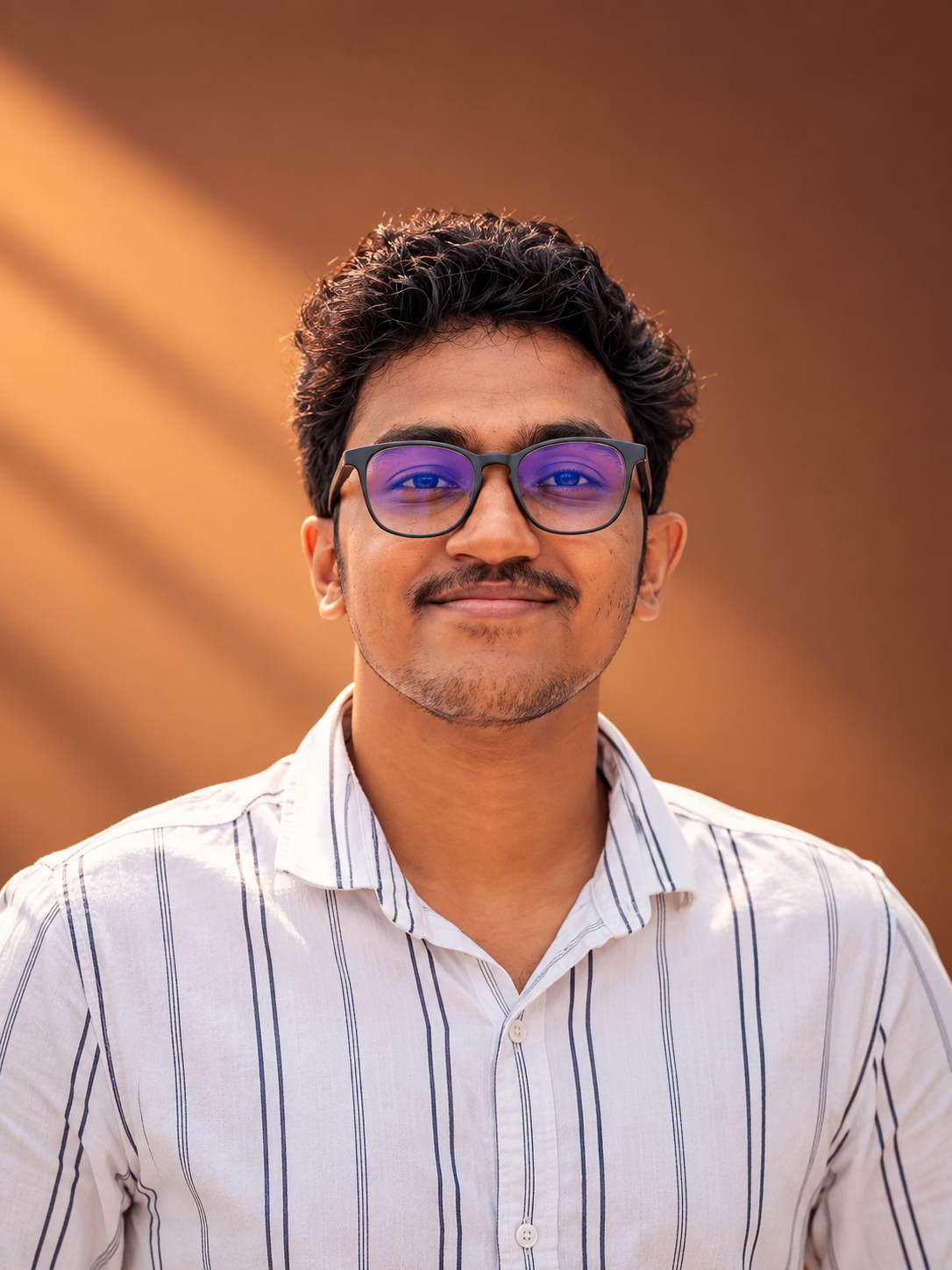 Sanjay Mohan in a professional suit